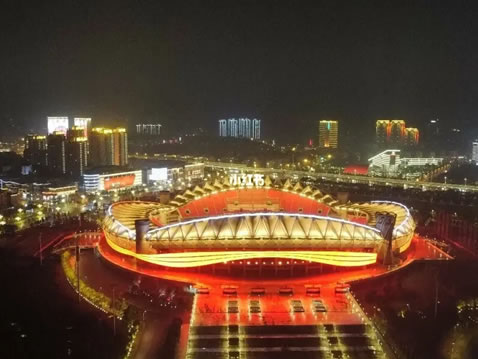 武汉体育中心——第7届世界军人运动会比赛场馆之一